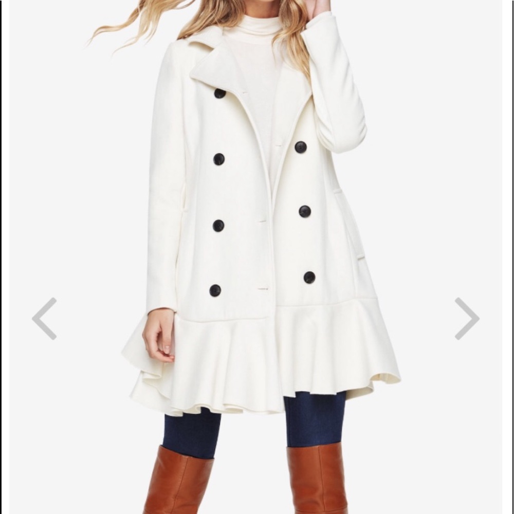 BCBG MAXAZRIA TALIA DOUBLE BREASTED COAT